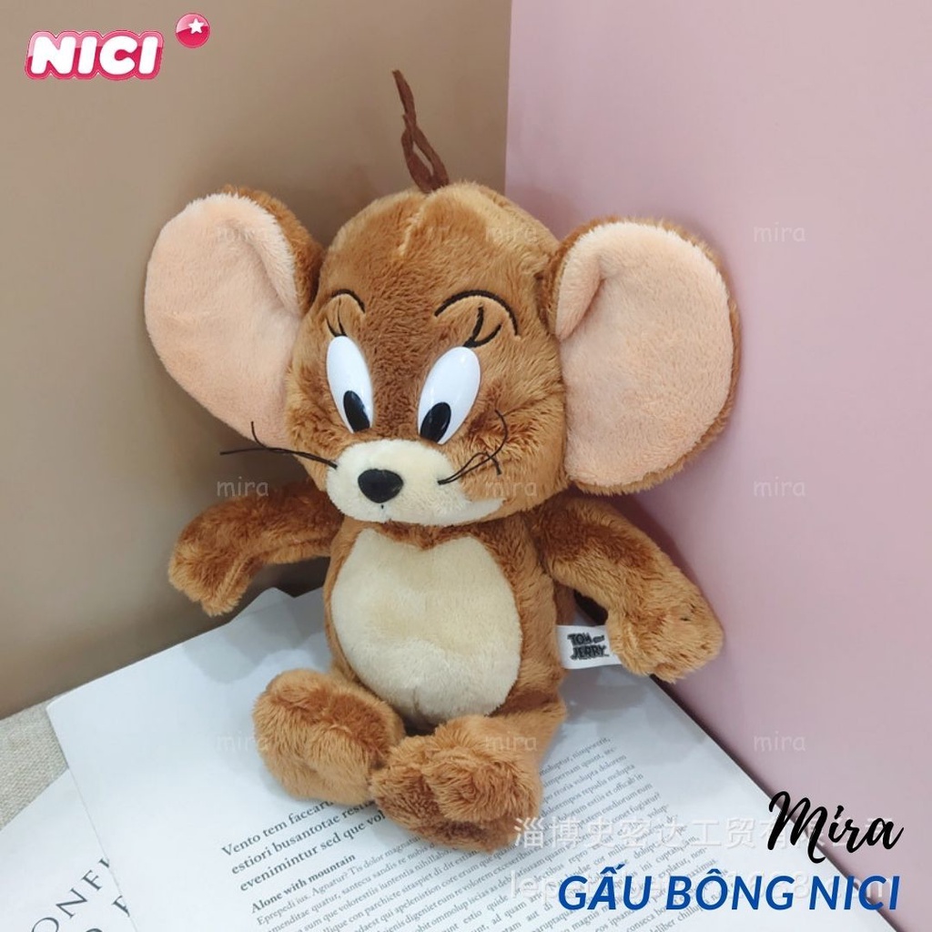 Gấu Bông Tom & Jerry Hãng Nici Búp Bê Thú Nhồi Bông Thương hiệu NICI Quà Sinh Nhật Cho Nữ 43cm MIRA-GB28012