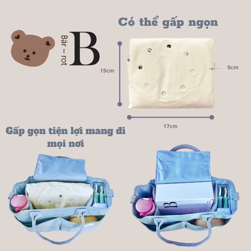 Ghế Hơi Tập Ngồi In Hoạ Tiết Cho Bé Loại Cao Cấp