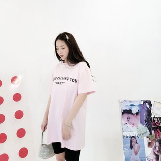 [Mã BMLT35 giảm đến 35K đơn 99K] Áo phông hồng CALLING BABY TSHIRT/PK