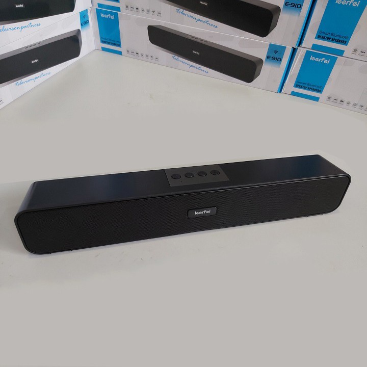Loa bluetooth 5.0 E91D loa thanh dài siêu trầm soundbar tivi vi tính cao cấp (đen)