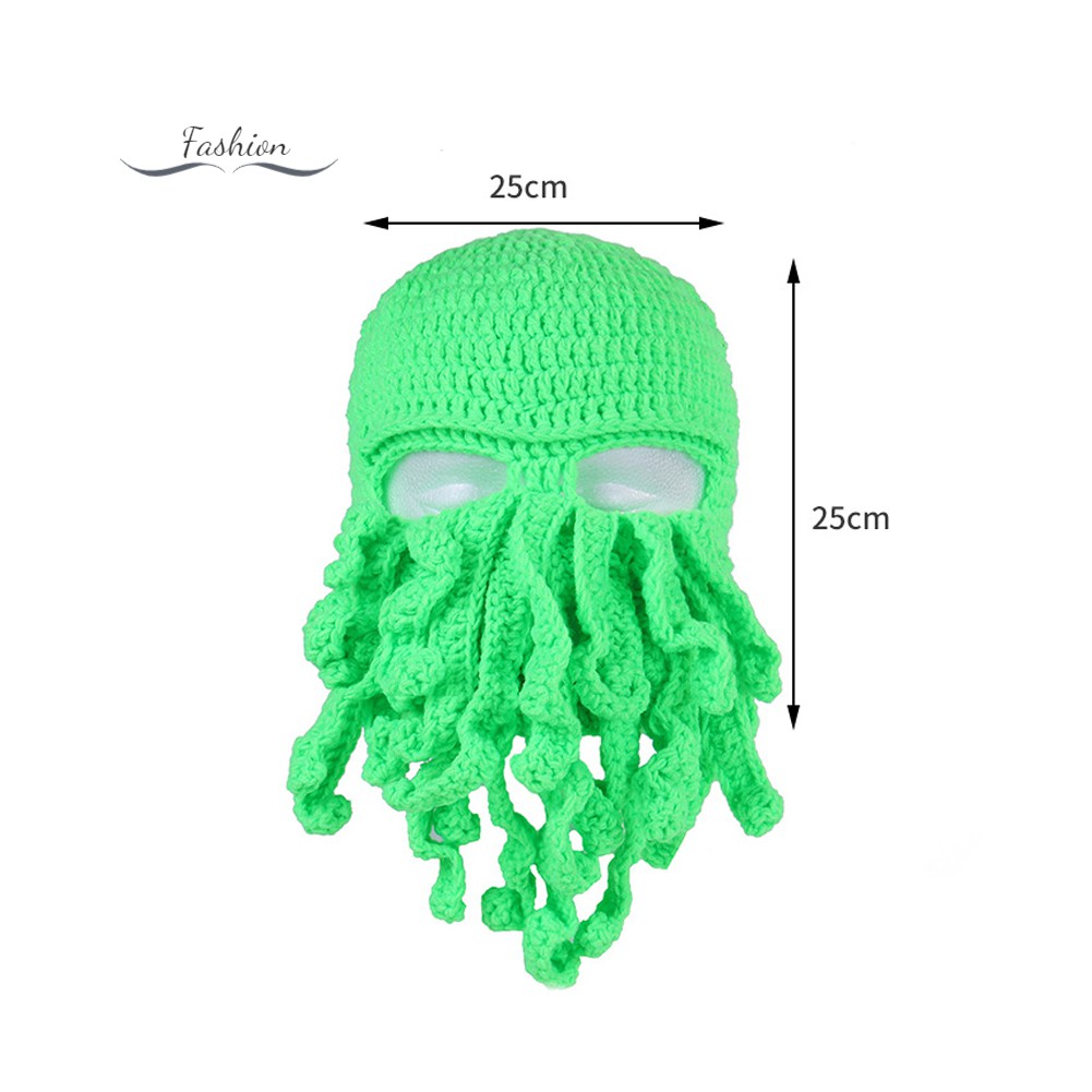 Mũ len hình bạch tuộc độc đáo cho người lớn