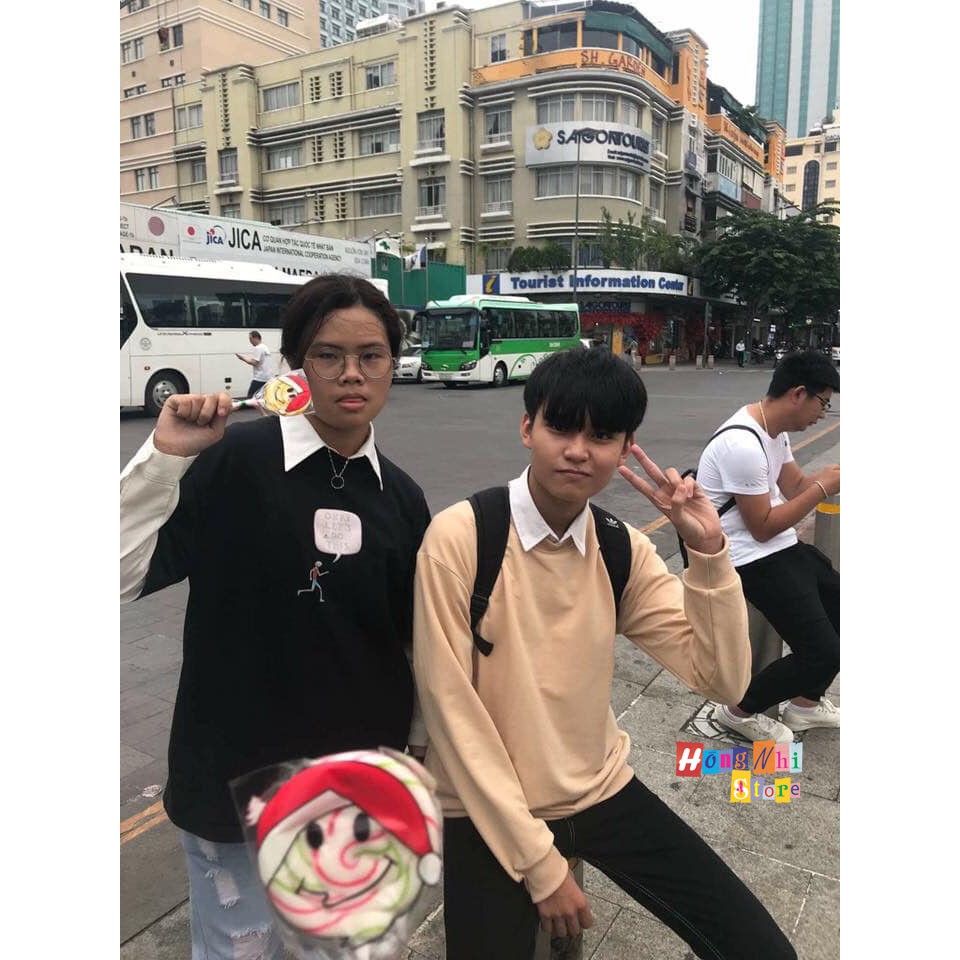 ÁO SWEATER TRƠN CHẤT NỈ LÓT BÔNG MÀU NUDE - SWEATER UNISEX - MM | BigBuy360 - bigbuy360.vn