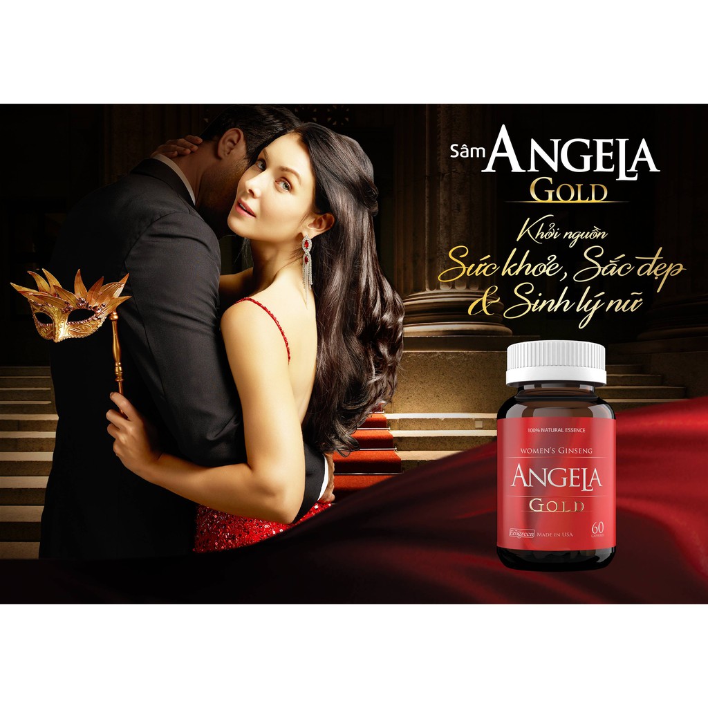 Sâm Angela Gold - Sáng da, đẹp da, chống lão hóa, giảm cholesterol, ổn định huyết áp. Bổ sung Canxi, tăng cường sinh lý