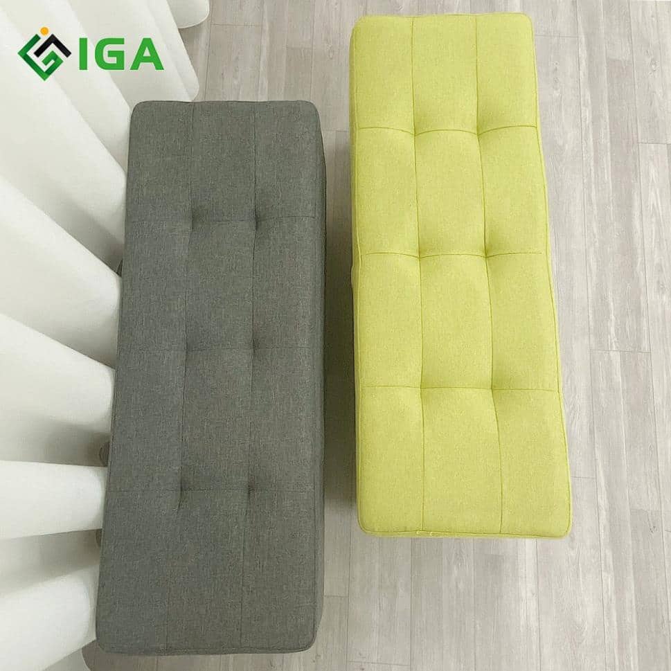 Ghế sofa dài Woody phù hợp bàn trà, đôn sofa bed mặt đệm đàn hồi hiện đại giá rẻ phòng khách- GC10