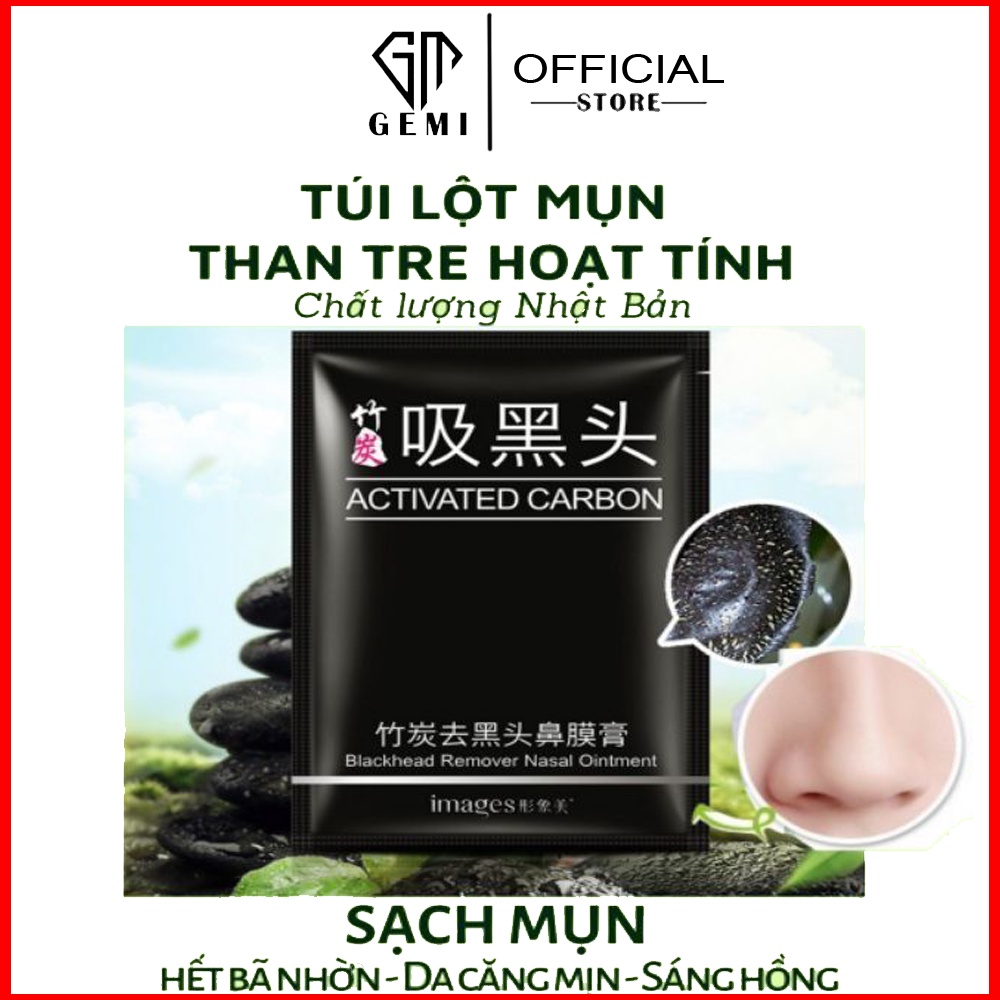 Mặt Nạ Lột Mụn Đầu Đen Chiết Xuất Than Tre Hoạt Tính Mùi Thơm Nhẹ Mát Biioaqua/Images