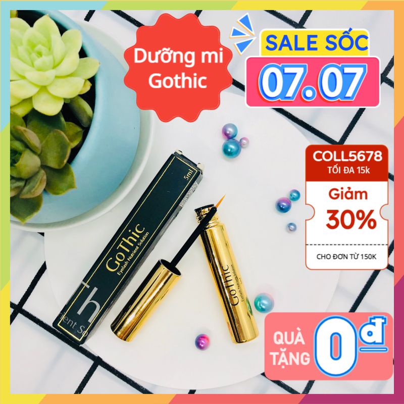 Serum dưỡng mi & mày GOTHIC giúp kích thích mọc mi và mày nhanh chóng, hiệu quả sau 7-10 ngày sử dụng