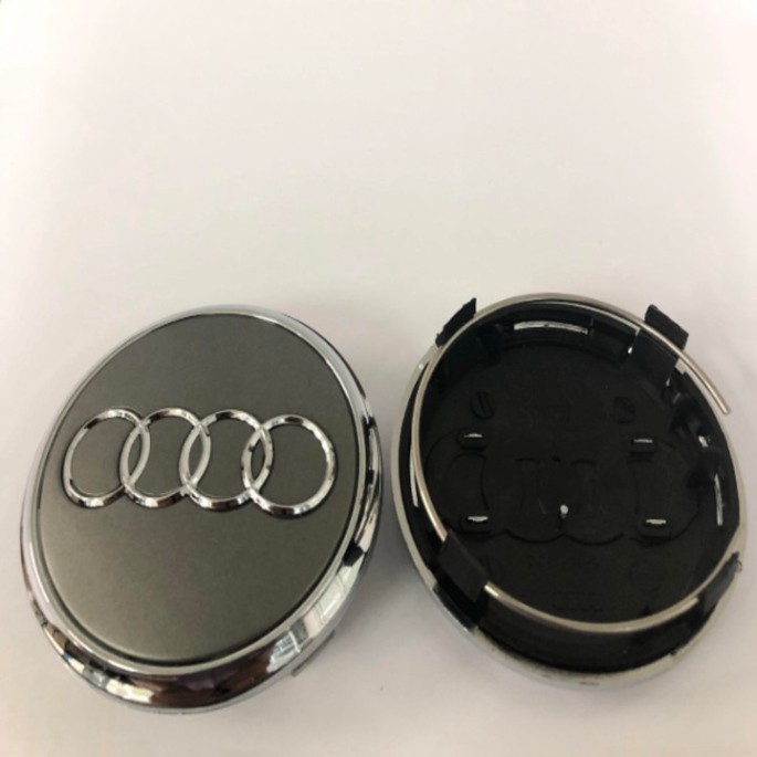 Sản Phẩm  Biểu tượng Logo ốp mâm, vành bánh xe Audi/ đường kính 77mm (Đo kích thước trước khi đặt mua) ..