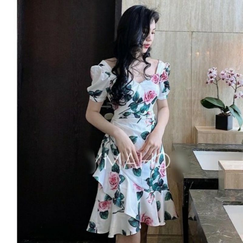 (SHOPMAISON)ĐẦM DẠ HỘI, DAVINTGE HOA HỒNG- VÁY ĐUÔI CÁ -  ĐI TIỆC - ĐI CHƠI ĐỀU ĐẸP