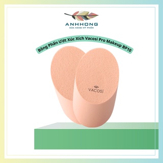 Bông phấn ướt xúc xích vacosi pro makeup bp10