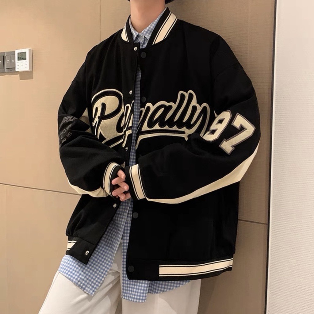 Áo khoác bomber áo bomber dáng vasity nam nữ royalty chất vải nỉ gió 2 lớp unisex MB016