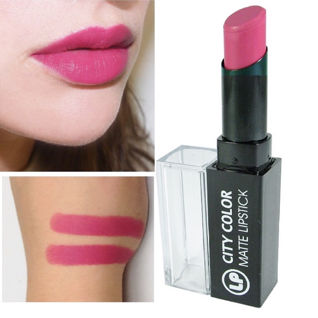 Son lì thỏi CIty Color Be Matte Lipstick Hồng Sen