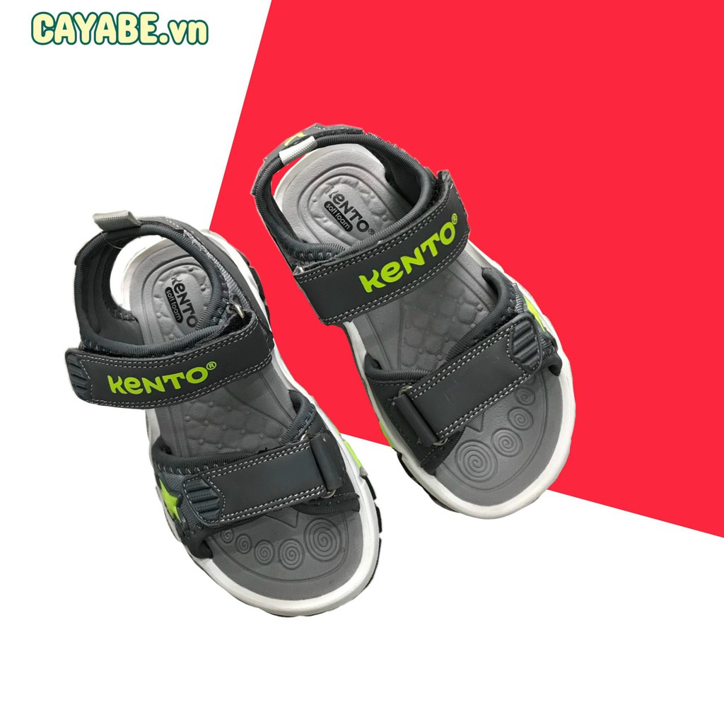 GIÀY SANDAL TRẺ EM CAYABE MÀU XÁM THỂ THAO CHỮ B