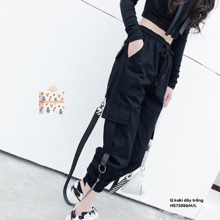 Quần kaki dây trắng  - HS