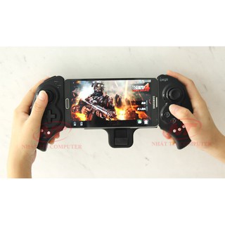 Tay cầm chơi game bluetooth IPEGA PG-9023/ PG-9023s hỗ trợ PC/ANDROID/IOS (Đen) -dc2039