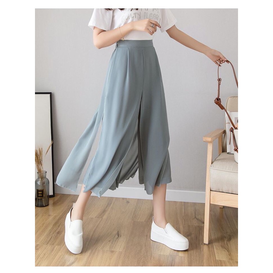 QUẦN VOAN ỐNG SUÔNG, QUẦN CULOTTES TRẺ TRUNG