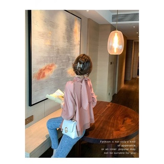 Order áo sơ mi cổ nơ xinh xắn