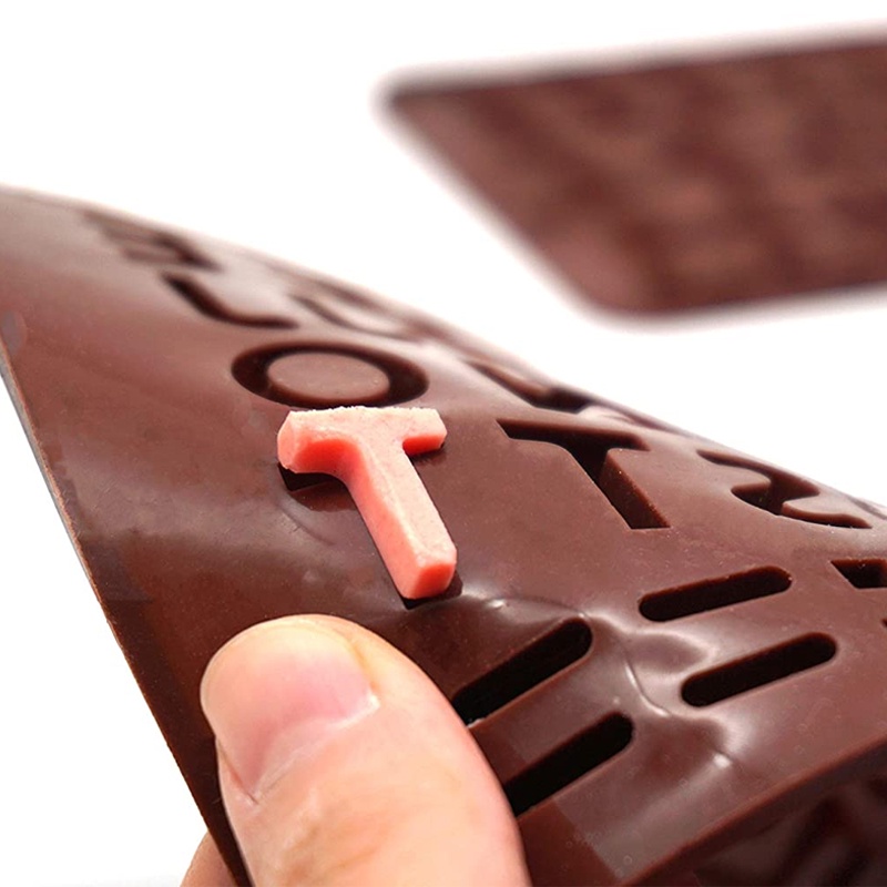 Set 2 khuôn Anaeat bằng silicon làm bánh hình chữ cái và số