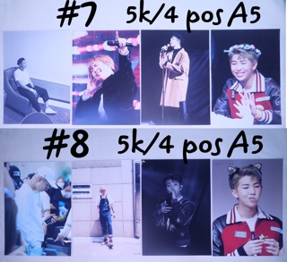 (Có sẵn) Sale poster A5 RM BTS
