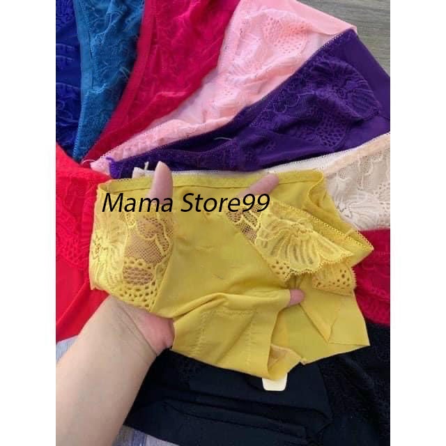Quần Lót Su Phối Ren Chip Bầu Big Size Siêu Co Giãn,Thấm Hút Mồ Hôi V0096 Mama Store99
