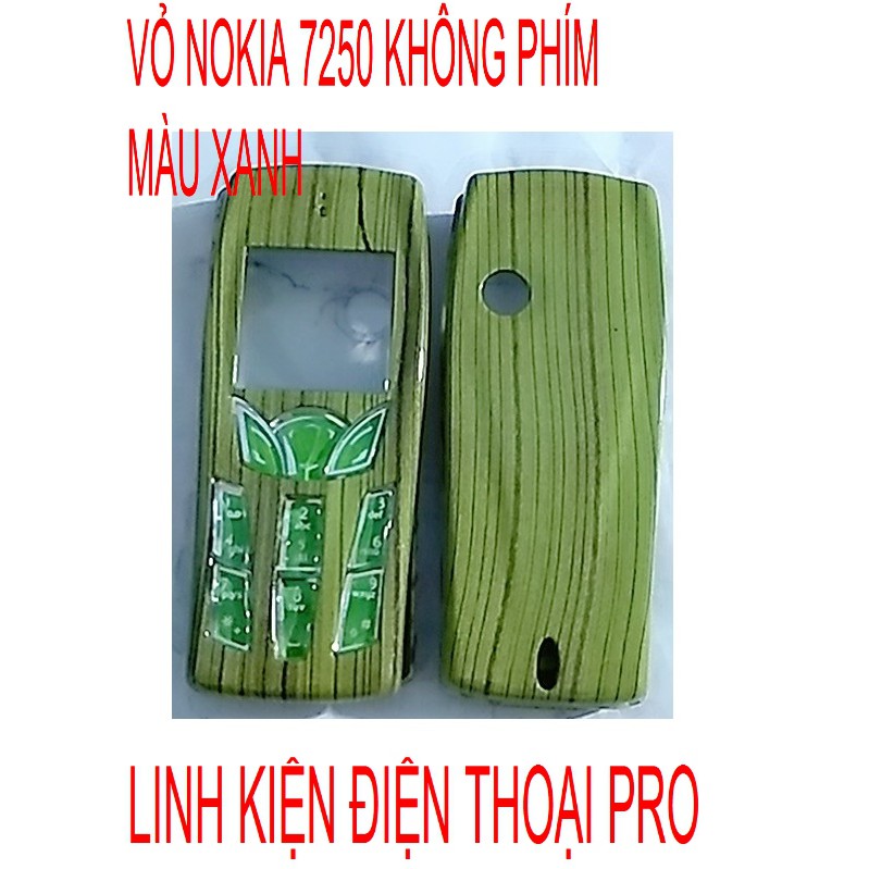 VỎ NOKIA 7250 CÓ PHÍM MÀU XANH