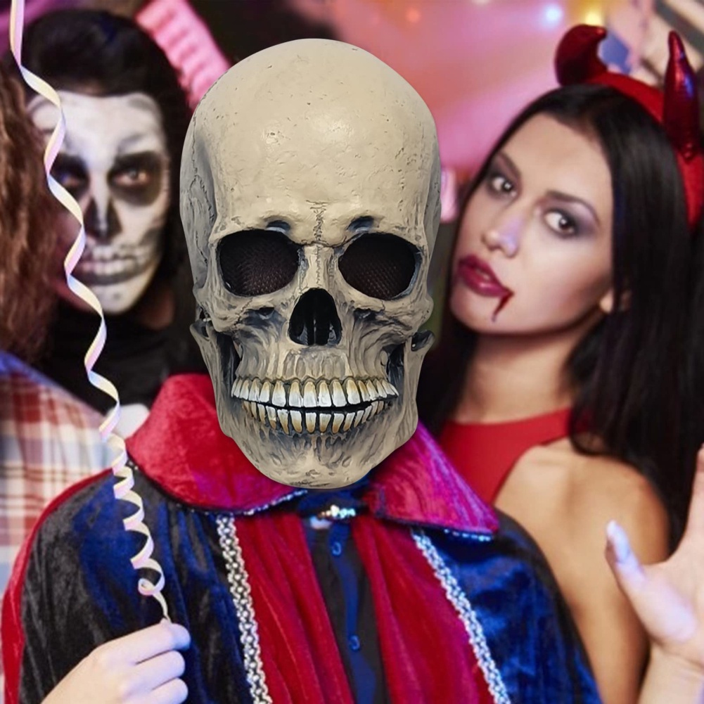 Mặt Nạ Đầu Lâu Có Thể Chuyển Động Cho halloween