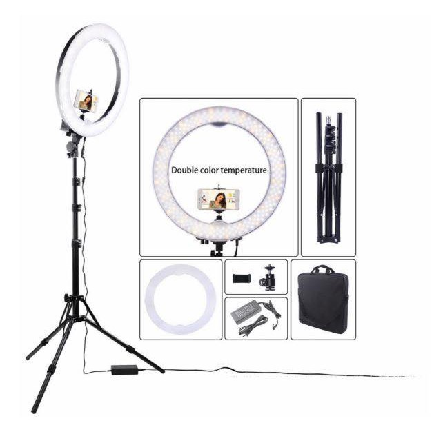 Đèn Led Live Stream - Hỗ trợ ánh sáng Chụp Ảnh, Trang Điểm, Chụp ảnh sản phẩm. 3 Chế Độ Sáng FULL SIZE