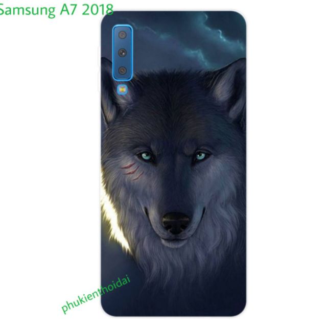 Ốp lưng Samsung A7 2018 FREESHIP Từ 50k dẻo mỏng In 3D cao cấp