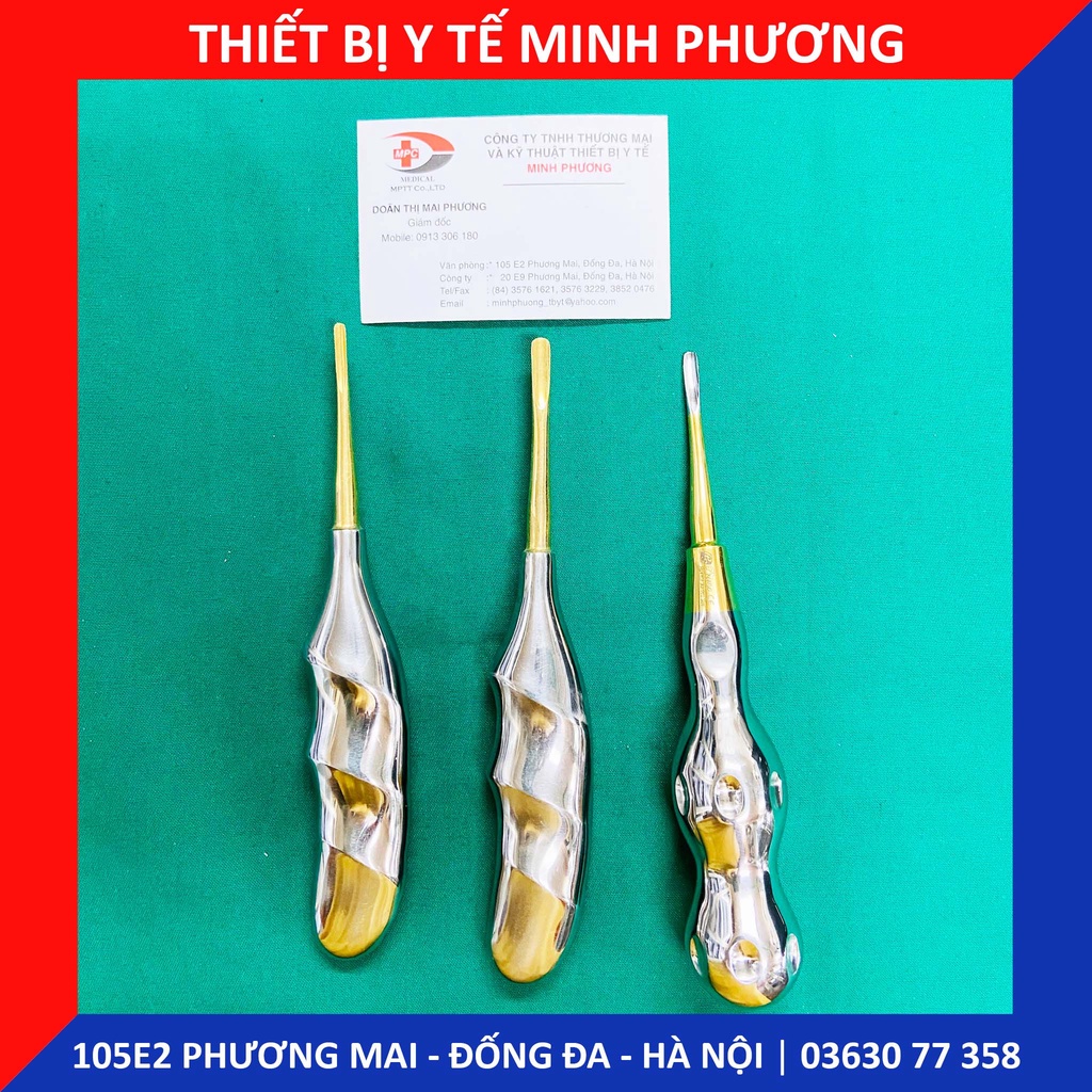 Bẩy răng nha khoa cán vàng