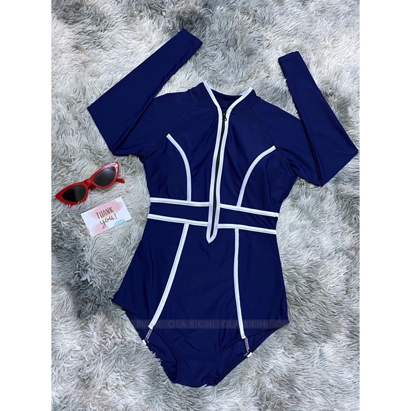 Áo tắm một mảnh dài tay ( ẢNH THẬT 100%) sẵn sz XL- OLA BIKINI | BigBuy360 - bigbuy360.vn