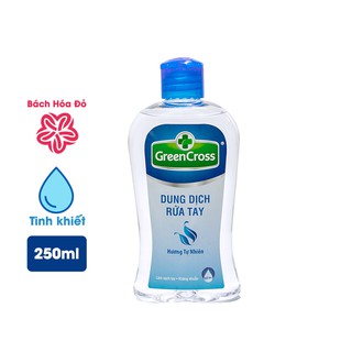 Dung dịch rửa tay khô GREEN CROSS chai 250ml - Hương Tự Nhiên
