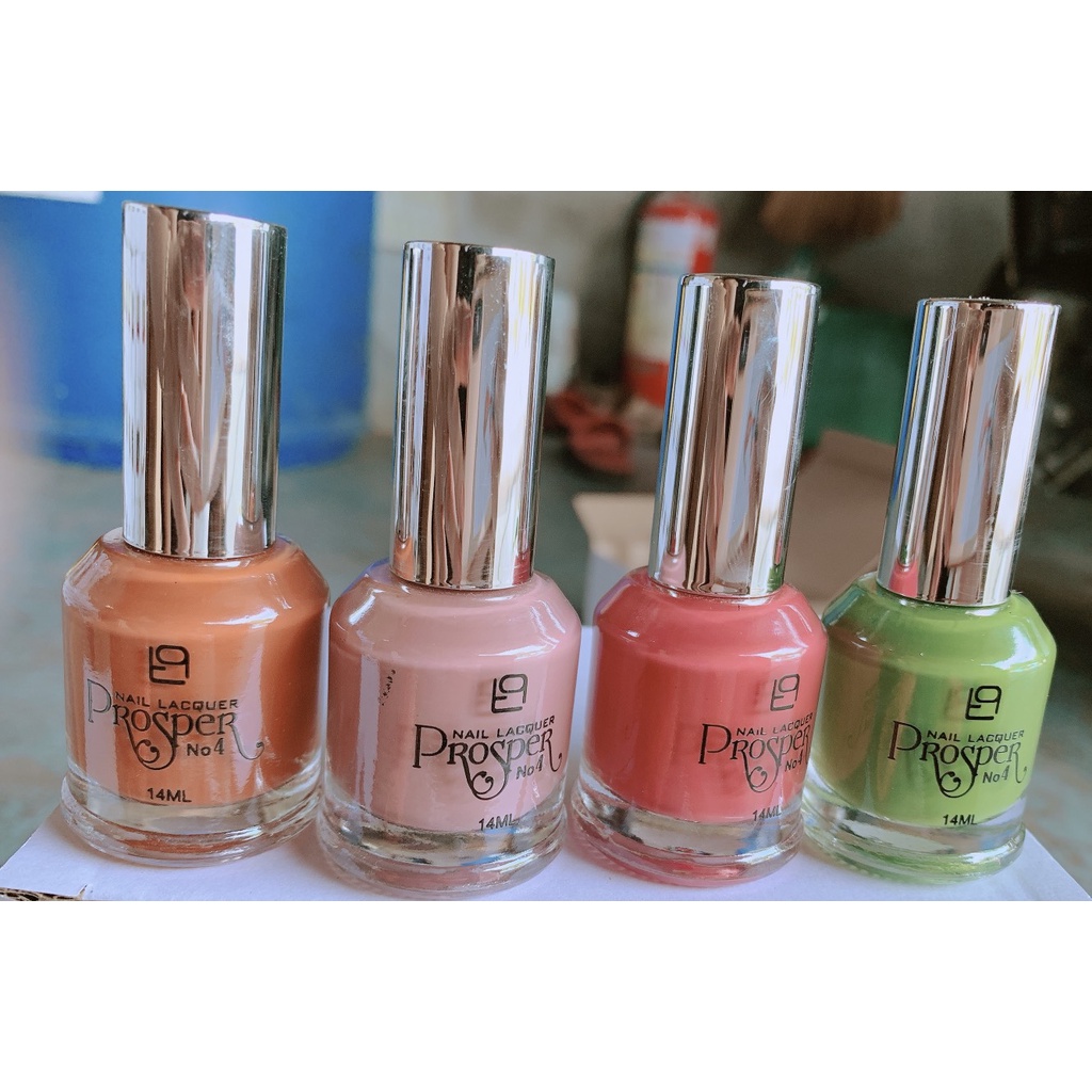 Set 12 chai No4 14ml ( tone nude + sữa )