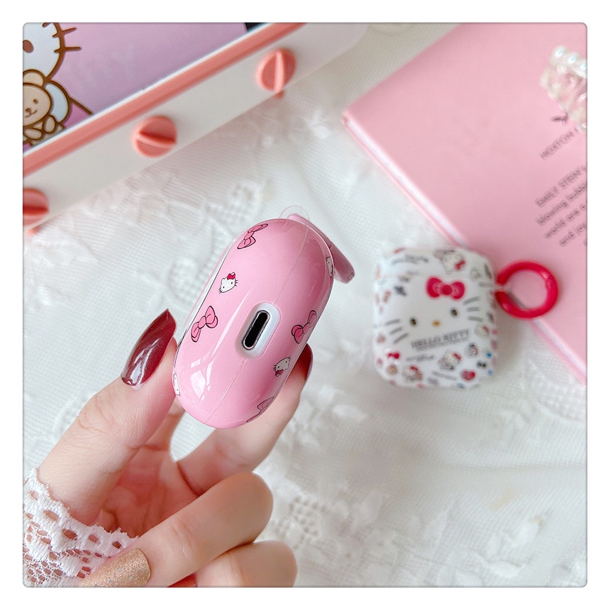 Hellokitty Vỏ Bảo Vệ Hộp Sạc Tai Nghe AirPods3gen 2021 AirPods3 AirPodsPro Airpods2 Ốp