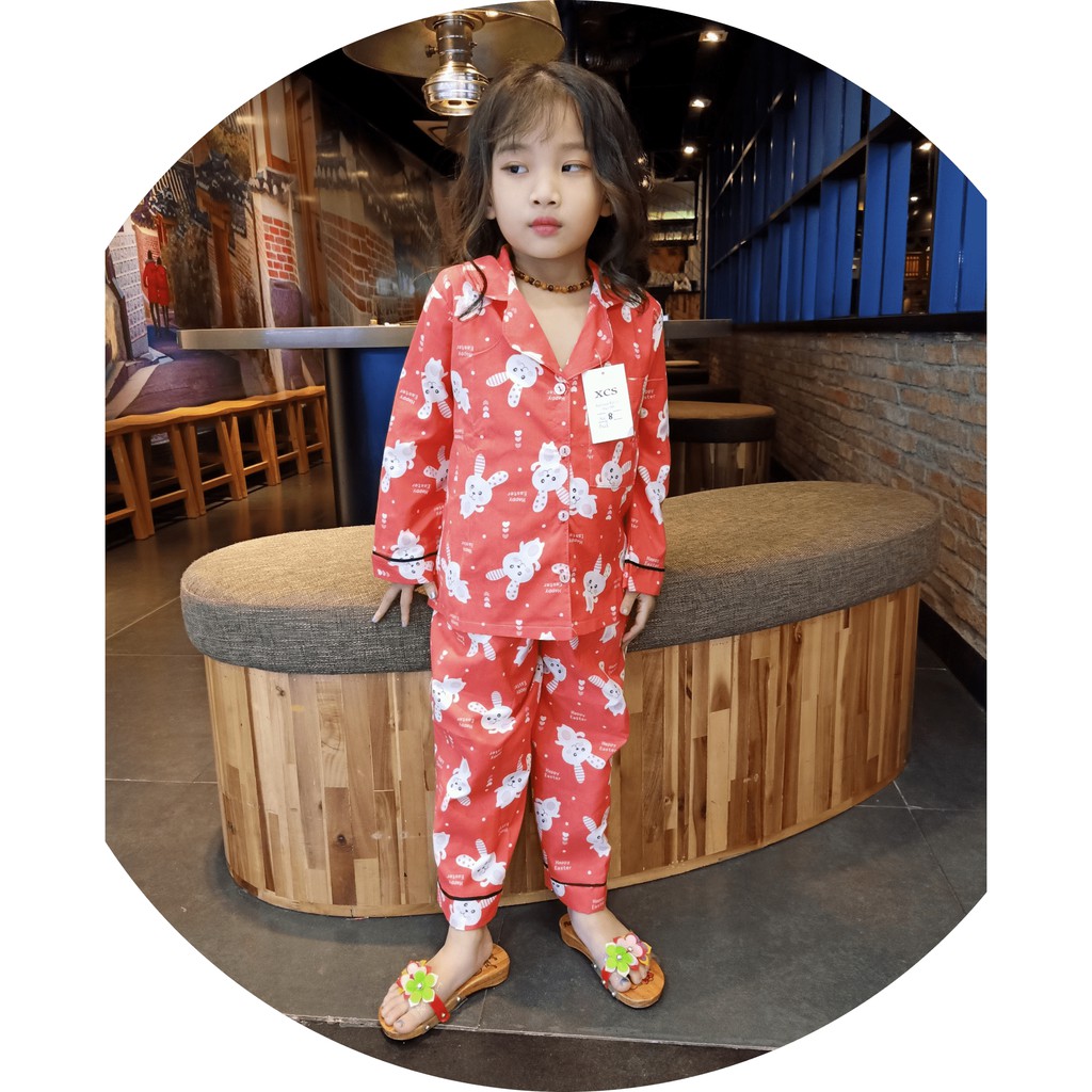 pizama cho bé, đồ mặc nhà pijama dài hàng chuẩn shop 0171