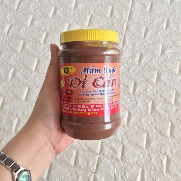 COMBO 3 HŨ MẮM RUỐC DÌ CẨN ĐÀ NẴNG HŨ 500G