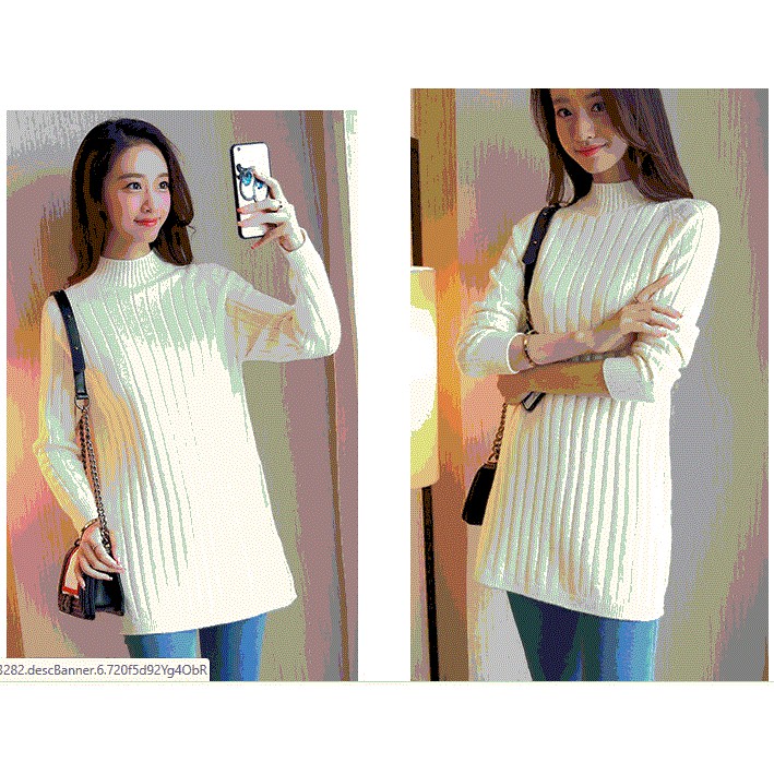 Áo váy len tăm xịn