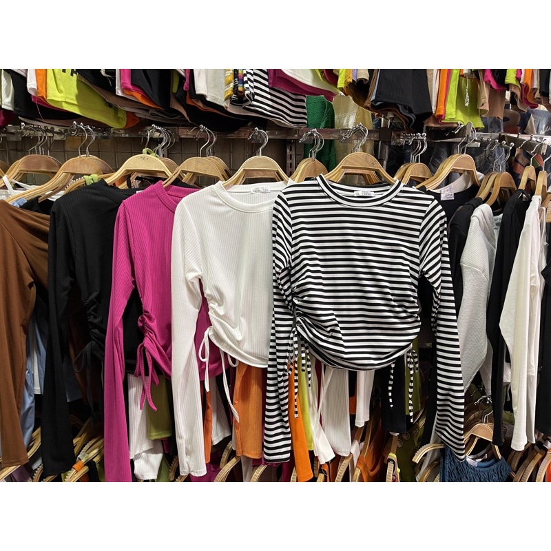 ÁO THUN BUỘC DÂY EO SANG CHẢNH LOẠI 1 MS19720