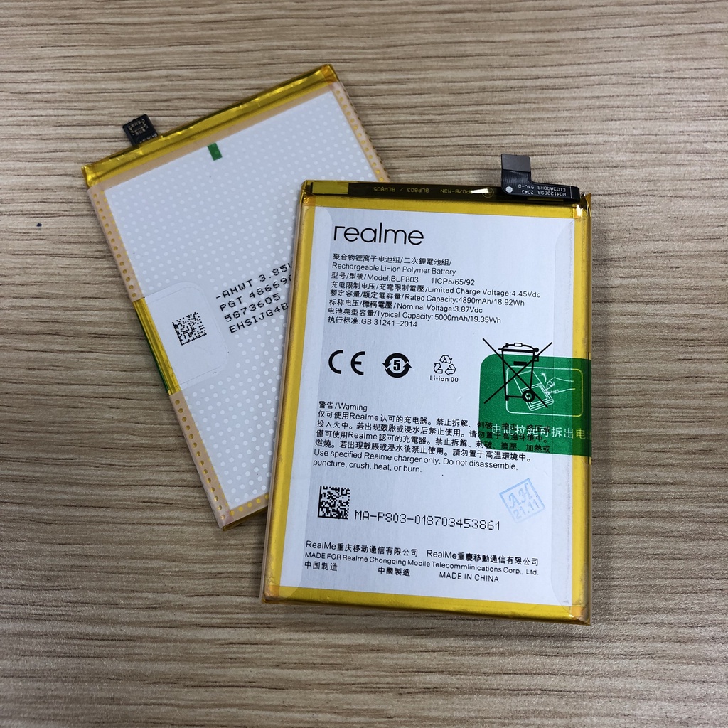 Pin Oppo A53 2020 Realme V3 BLP803 - Nhập khẩu