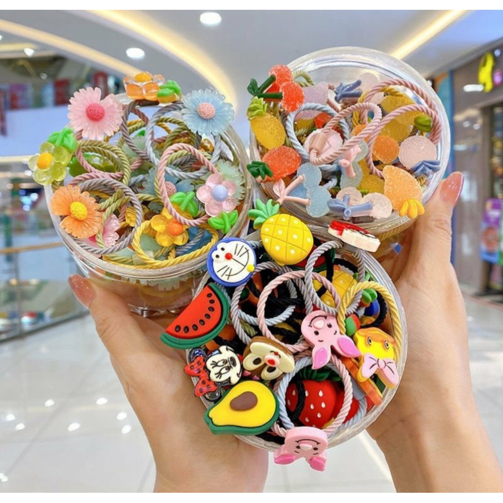 Hộp Chun Buộc Tóc 30 Chi Tiết