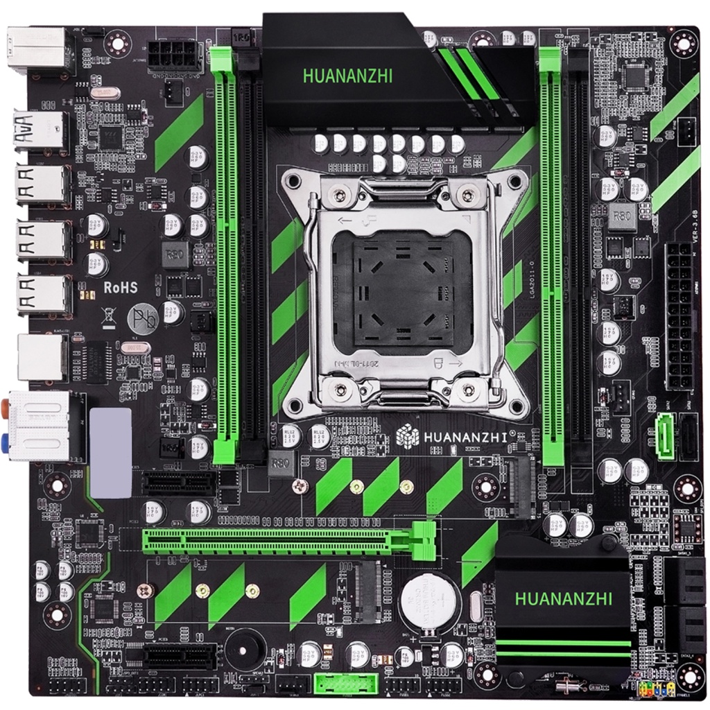 Mainboard HUANANZHI X79 ZD3 ĐƠN (Intel X79, LGA 2011, M-ATX, 4 Khe Cắm Ram DDR3)