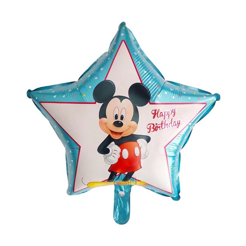 1 Bong Bóng Lá Nhôm Hình Chuột Mickey Minnie 18inch Trang Trí Tiệc Sinh Nhật / Đám Cưới
