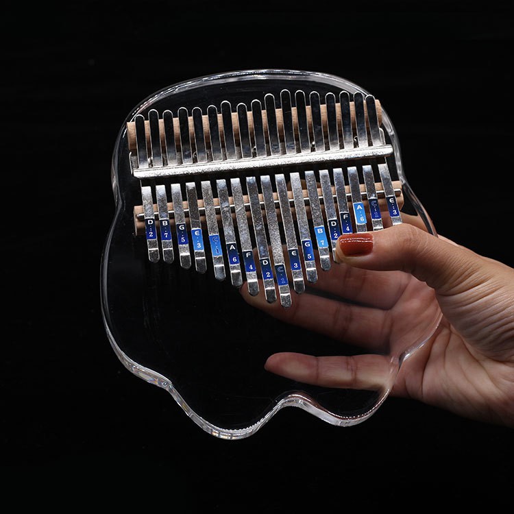 Đàn Kalimba Pha Lê Acrylic 17 Phím Chính Hãng Măng Cụt Anca Music - Đầy Đủ Phụ Kiện