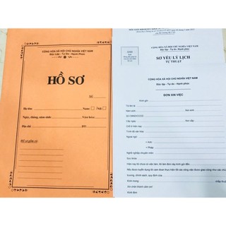 Hồ sơ xin việc 1 bộ