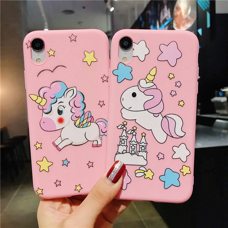 Samsung Galaxy A6 A6+ 2018 A8 A8+ 2018 A7 2018 A9 A5 2018 A5 A7 2017 A520 A720 Unicorn Soft Case