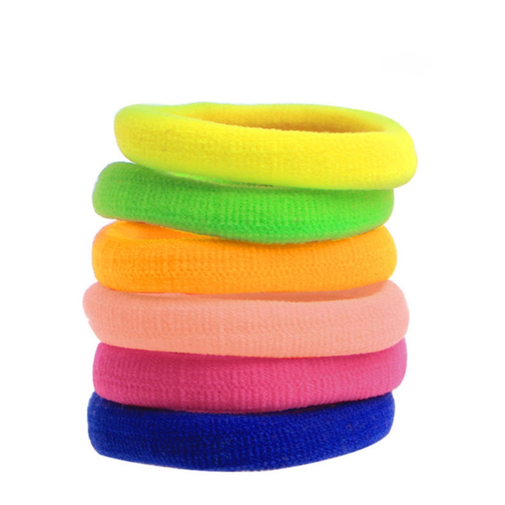 Set 50 dây buộc tóc co giãn xinh xắn cho nữ