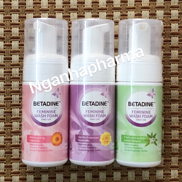Betadine vệ sinh phụ nữ dạng bọt 100ml