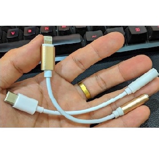 [Mã ELHACE giảm 4% đơn 300K] Jack chuyển đổi tai nghe iPhone (Lightning), Android (Type-C) sang 3.5