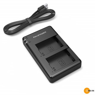 Sạc đôi Ravpower cho Pin Sony Alpha FW50 chính hãng