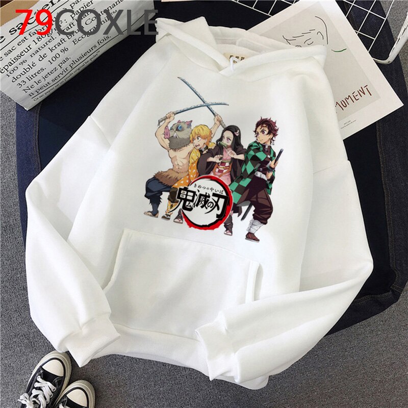 Áo Hoodie Họa Tiết Hoạt Hình Demon Slayer Kimetsu No Yaiba Phong Cách Harajuku Nhật Bản Thời Trang Cho Nam | BigBuy360 - bigbuy360.vn