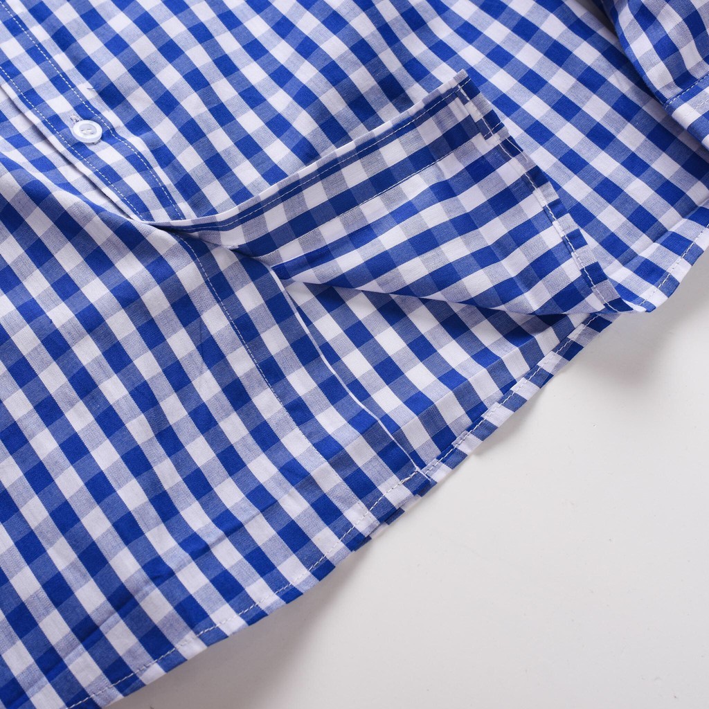 Áo sơ mi nam dài tay Gman gấp hộp Kẻ Ca Rô Vuông cao cấp, chất vải cotton mịn phong cách công sở(SMKV) | BigBuy360 - bigbuy360.vn