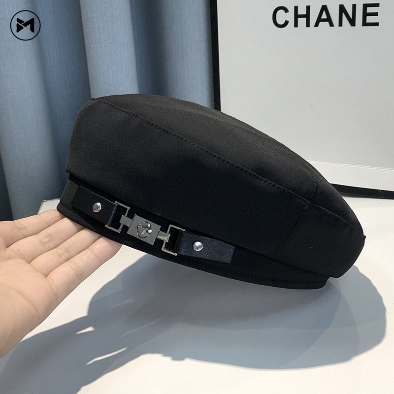 Mũ Beret Cotton Không Vành Phong Cách Cổ Điển